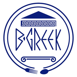 B Greek logo.